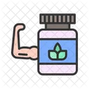 Suplements Dumbbell Summer Icon