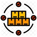 Suply Chain Box Package Icon