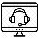 Suporte Ao Cliente On Line Atendimento Ao Cliente Linha De Apoio Ícone