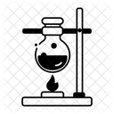 Suporte De Retorta Frasco Quimico Suporte De Laboratorio Ícone
