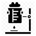 Suporte De Retorta Reacao Quimica Experimento Quimico Icon