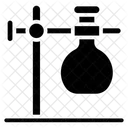 Suporte De Retorta Experimento Quimico Frasco Icon