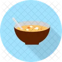 Suppe Restaurant Konzept Symbol