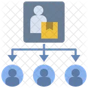Supplier Distribution  Icon