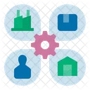 Supplier Management Factory Manufacture アイコン