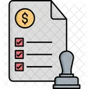Supplies Stamp Approved Icon
