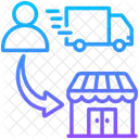 Supply Chain Chain Shop Icon