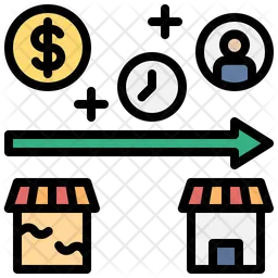 Supply Chain  Icon