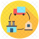 Supply Chain Delivery Distribution Icon