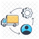 Supply Chain Supply Process Product Cycle Icon