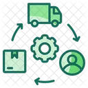 Delivery Shipping Supply Chain Icon