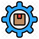 Supply Chain Management Package Shipping Icon