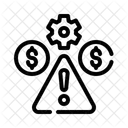 Supply Chain Risk Logistics Disruptions Vendor Risk Icon