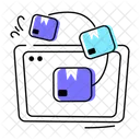 Supply Link Supply Chain Online Scm Symbol