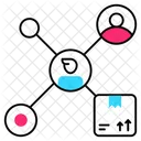 Supply Network Production Industry Icon