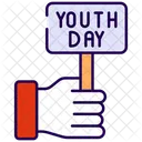 Support Youth Day Teenager Icon