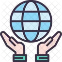 Support Global Support Globe Support Icon