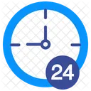 Support Hour Support Service Icon