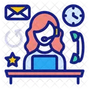 Support Call Center Customer Services Icon
