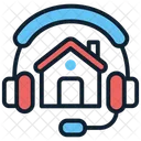 Support Home Support Headphone Icon
