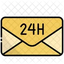 Support 24 Hours 24 Hours Service Icon