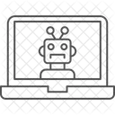 Assistant Support Thinline Icone Icon