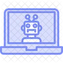 Support Assistant Duotone Line Icon Icon