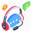 Support Service Support Chat Talk Support Icon