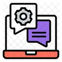 Support Chat Chat Setting Chat Management Icon