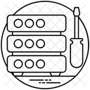Serveur Configuration Parametrage Icône