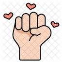 Support hand  Icon