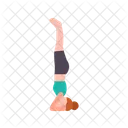 Support Headstand Help Man アイコン