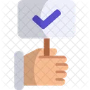 Support Voting Voluntary Icon