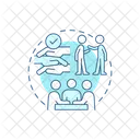Micro Community Support Network Emotional Wellness Icon