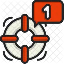 Support Notification Help Lifejacket Icon