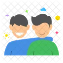 Support System From Friend Mental Health Mental Illness Icon