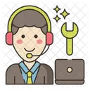 Support Technician Male Support Technical Support Icon
