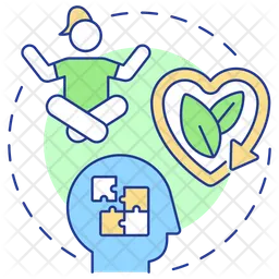 Supported health and wellbeing  Icon
