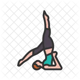 Supported Shoulderstand  Icon