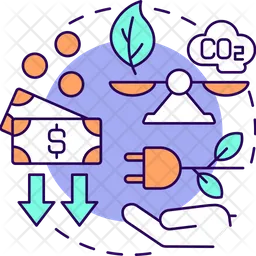 Supporting carbon offsetting projects  Icon