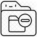 Supprimer Fichier Et Dossier Dossier Icône