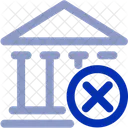 Supprimer La Banque Dissocier Supprimer Icône