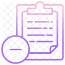 Supprimer le presse-papiers  Icône