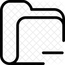 Supprimer Dossier Icône