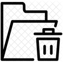Supprimer le dossier  Icône