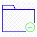 Supprimer Supprimer Dossier Icône