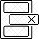 Supprimer Une Ligne Une Colonne Supprimer Icône