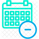 Supprimer le planning  Icône