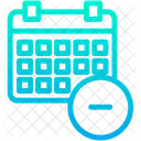 Supprimer le planning  Icône