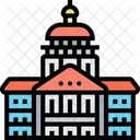 Supreme Court Courthouse Courtroom Icon